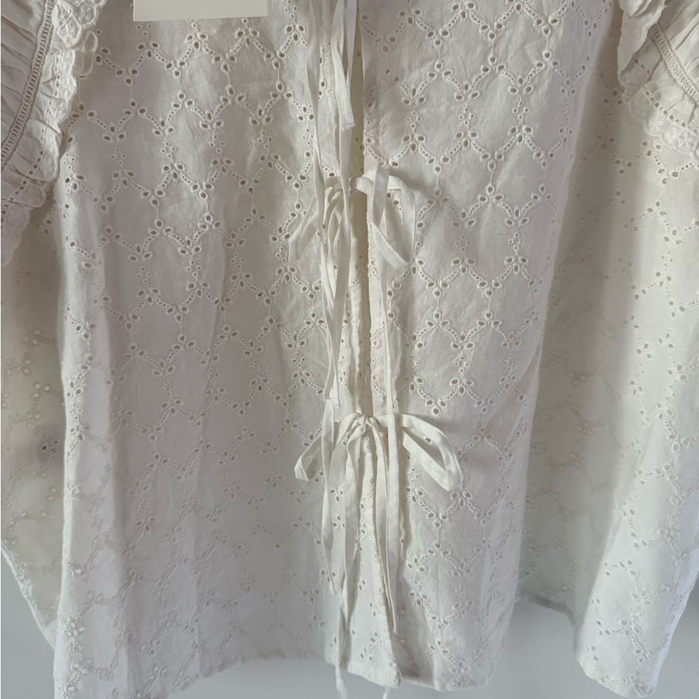 Sezane Thio Tie-back Blouse - Picture 4 of 8